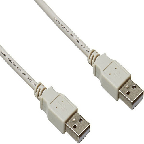 Cable Usb Macho-macho Tipo A 1.8m Manhattan 317887 Color Gris