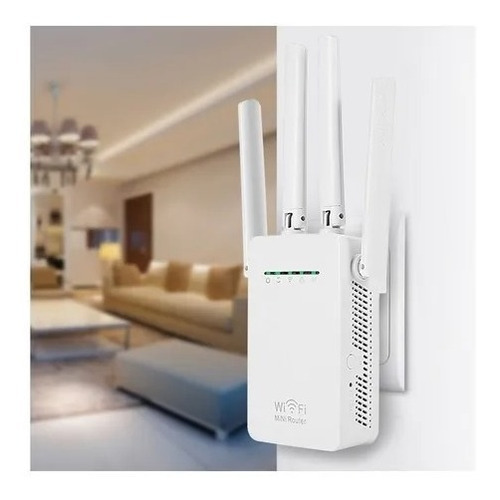 Repetidor Wifi Inalambrico 300 Mbps 4 Antenas 