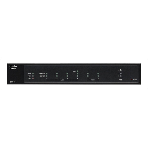Router Cisco RV Series RV340 negro 100V/240V