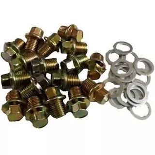 Kit Bujão M13 C/ 10 Pcs + Bujão M12 C/ 10 Pcs Para Motos