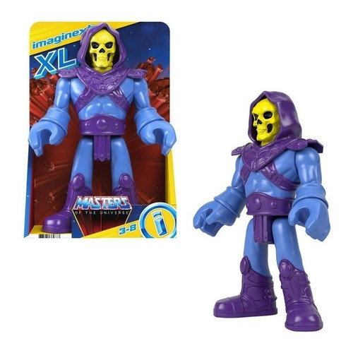 He Man Skeletor Figura Imaginext Xl 25cm Fisher-price 
