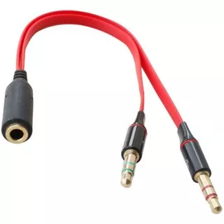 Cable 2 Jack A Pc, Cable Doble Auxiliar A Hembra Audio 3,5