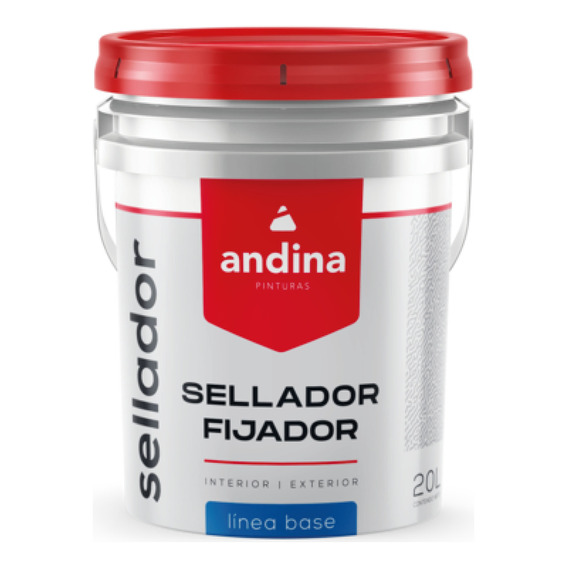 Sellador Fijador Al Agua Evans Andina X 20 Lt 