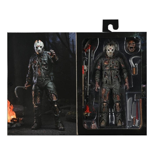 Jason Figura Neca Ultimate Friday The 13th Part 7 New Boold