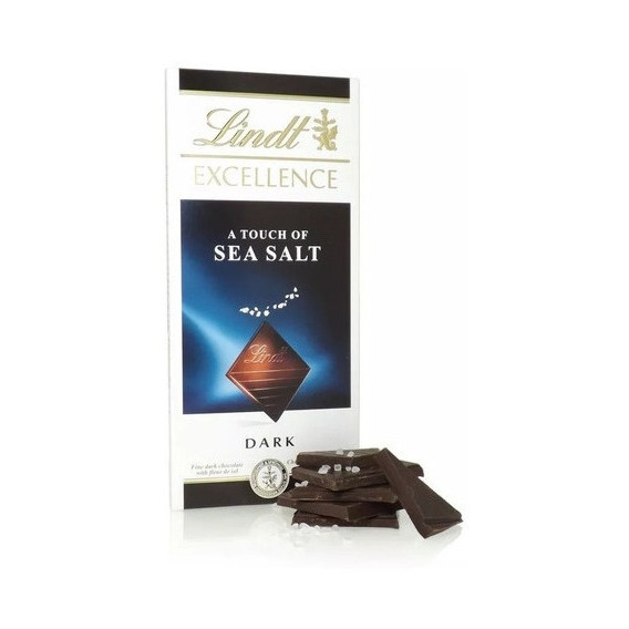 Chocolate Suizo Lindt Excellence Sal Marina 100g