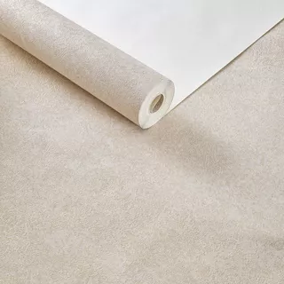 Papel De Parede Importado Lavável Texturizado Bege Rosê 