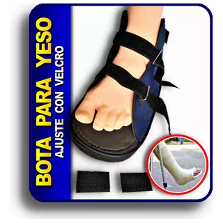 Bota / Zapato Para Proteccion De Ferula De Yeso Suela Rigida