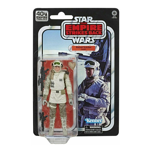 STAR WARS  Hasbro The Black Series Rebel Soldier (Hoth) Figura de acción coleccionable de 6 pulgadas en escala de The Empire Strikes Back 40th Anniversary