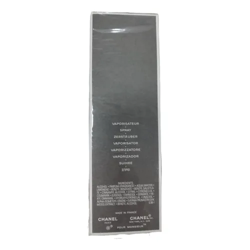 Chanel Pour Monsieur Eau De Toilette 100 ml para homens