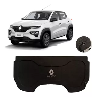 Tampao Porta Malas Renault Kwid 2017 A 2024 Carpete Preto 