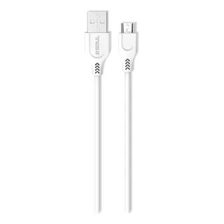 Cable Para Celular iPhone 3 Metros 3.4a Soul Carga Rápida Color Blanco
