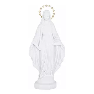 Nossa Senhora Das Graças 32cm - Pó De Mármore C/ Auréola