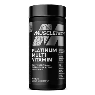 Suplemento En Tabletas Muscletech Multivitamin Platinum Aminoácidos/minerales/proteínas/vitaminas