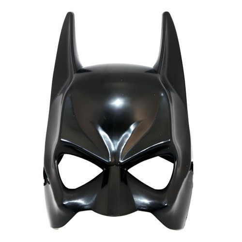 Mascara De Batman Rigida Color Negro