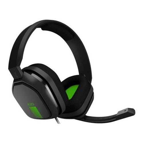Auriculares Gamer Astro A10 Gray Green Pc Xbox One 3.5mm