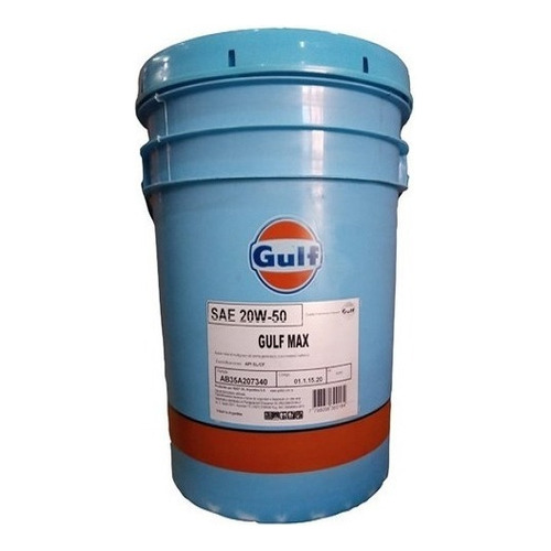 Aceite para motor Gulf mineral 20W-50 para autos, pickups & suv de 1 unidad