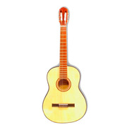Guitarra Criolla Clásica Midiplus Clásica Con Funda Para Diestros Natural Brillante