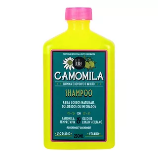 Shampoo Vegano Camomila 250ml Lola Cosmetics