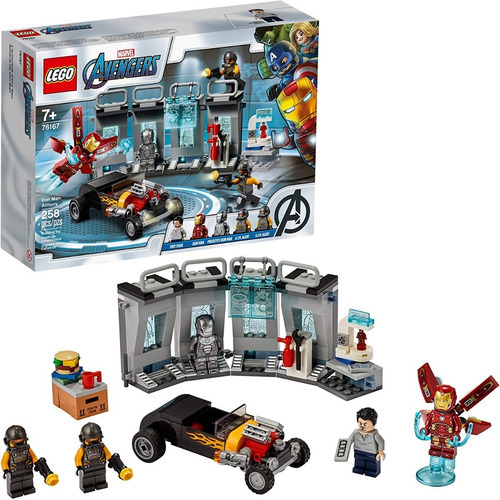 Kit De Construcción Lego Marvel Armería De Iron Man 76167