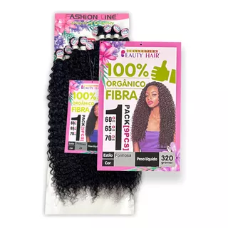 Cabelo Organico Cacheado Afro Fashion Line Formosa 70cm 300g