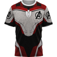 Vingadores Avengers - Camiseta Adulto - Tecido Dryfit