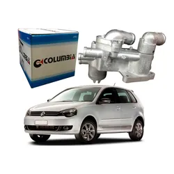  Carcaça Termostatica Aluminio Polo 1.6 8v 2012 A 2015
