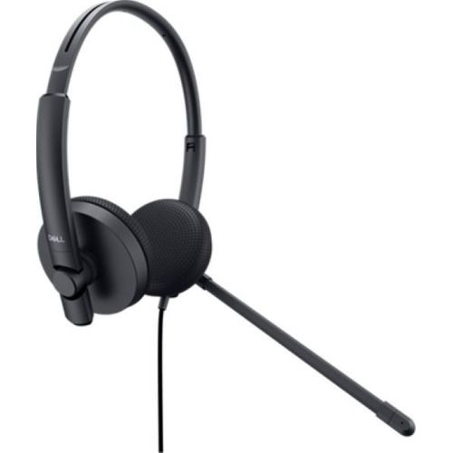 Headset Dell Wh1022 Con Microfono Y Control De Volumen Usb Color Negro