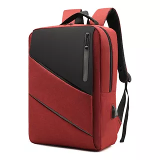 Mochila Impermeável Notebook Dell Acer Hp Macbook Air Pro Cor Vermelho