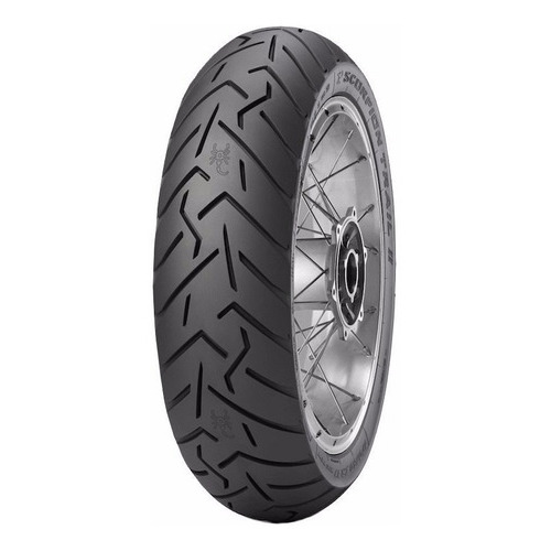 Neumático trasero para motocicleta Pirelli 130/80r17 Scorpion Trail Ii, 65 V Tl