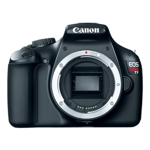  Canon EOS Rebel T3 DSLR color  negro