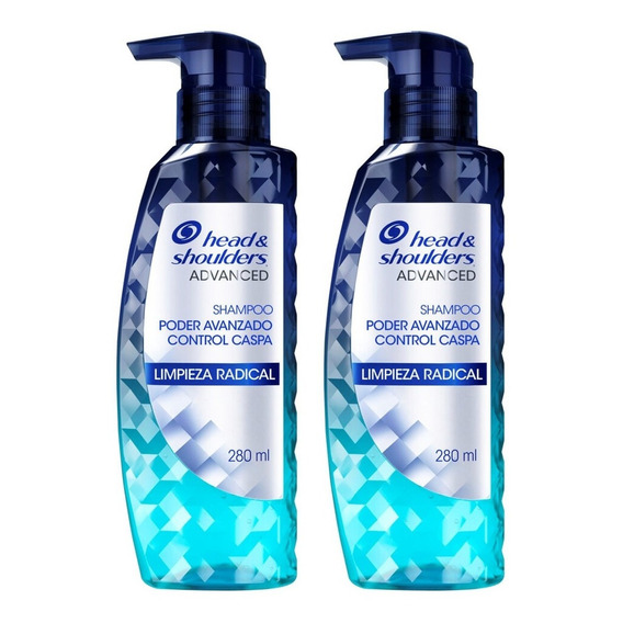 Pack X2 Shampoo Head & Shoulders Advanced Contenido 560 Ml