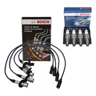 Kits Cabos E Velas Bosch Fusca Itamar Kombi Moderna 1600 Gas