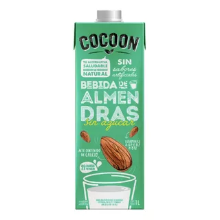 Leche De Almendras Cocoon 12 X 1 Lt - Sin Azúcar 