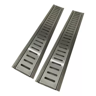 Ralo Linear 10x120 Inox 304 Com Aro Tela Anti Escorpião