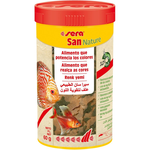 Alimento Peces Sera San Nature, 250 Ml Color