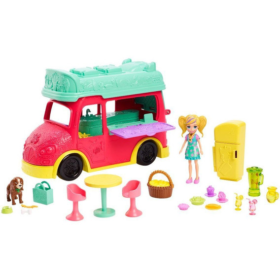 Set De Juego Polly Pocket Camión De Licuados