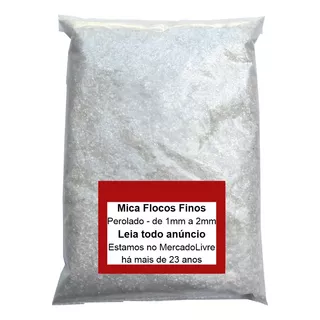 Mica Flocos Finos Flocada 100% Mineral E Natural 3kg