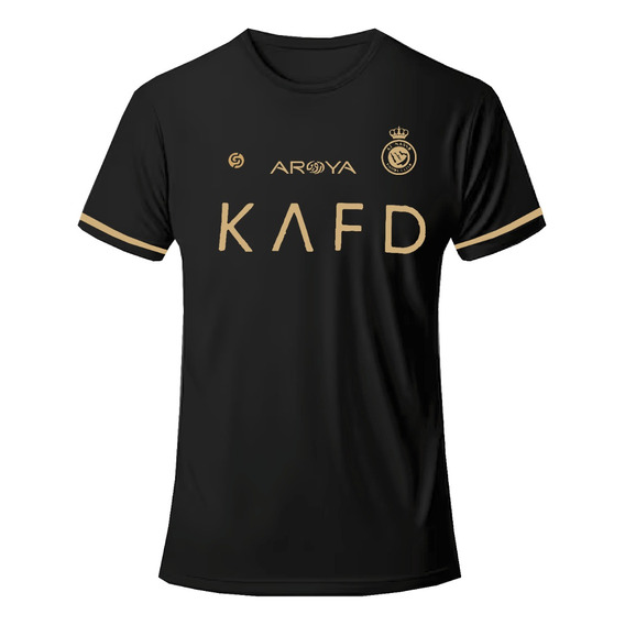 Camiseta Cristiano Ronaldo Dorada Diseño Especial 2023