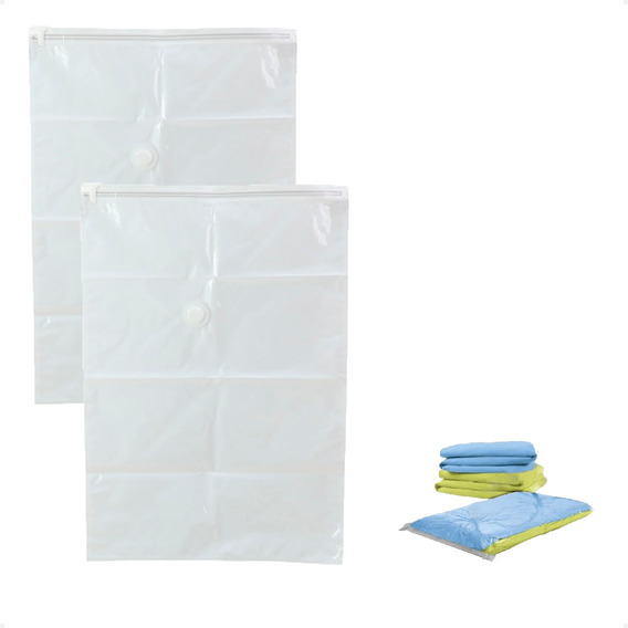 Kit Bolsas Viaje 80x100 Organizador Ropa Valija Vacio Pack