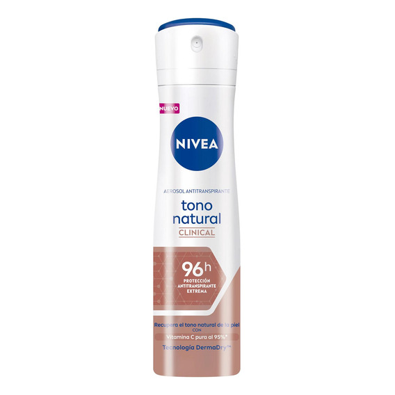 Nivea Desodorante Clinical Tono Natural Spray 150 Ml