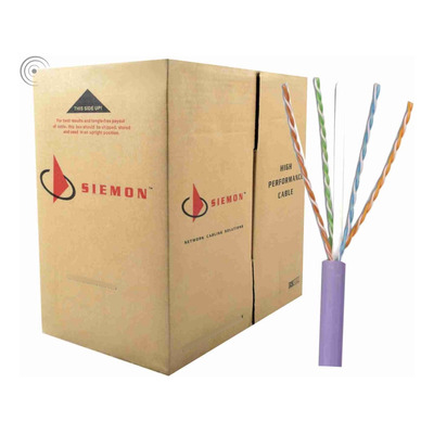 Cable Utp Categoria 6 Siemons Violeta Ls0h De 305 Metros