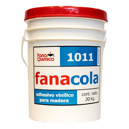 Adhesivo Cola Vinilica Fanacola 1011 | Tacho | 20kg Color Blanco