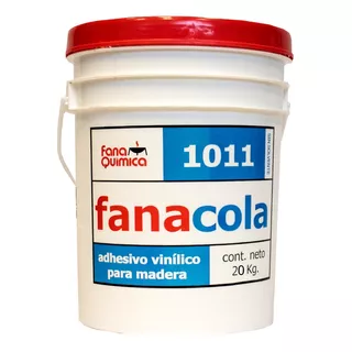 Adhesivo Cola Vinilica Fanacola 1011 | Tacho | 20kg Color Blanco