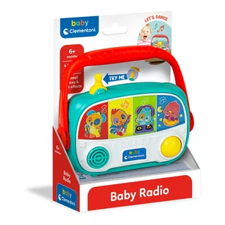 Radio Musical De Juguete Animales Bebe Baby Clementoni