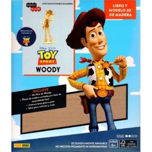 Incredibuilds: Woddy- Toy Story, De Joshua Sky. Serie Incredibuilds Editorial Panini Books Argentina, Tapa Blanda, Edición 1 En Español, 2019