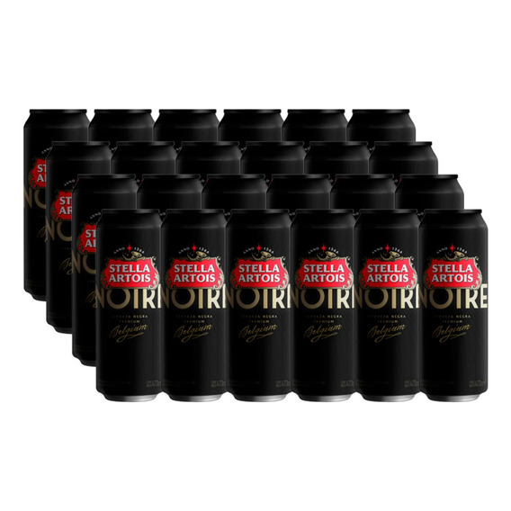 Cerveza Stella Artois Noire 473 Ml X24