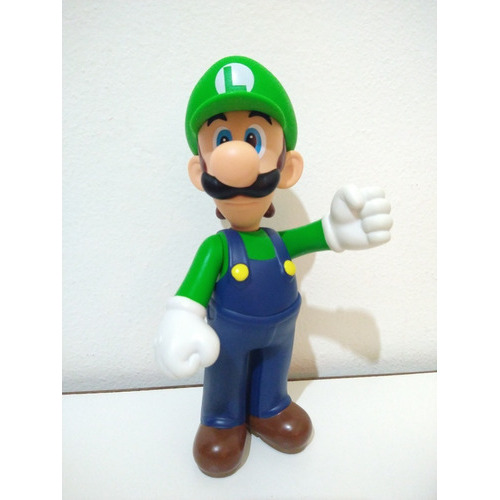 Mario Bros Super Mario Bros Figura Muñeco Luigi 24cm