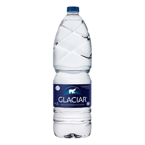 Agua mineral Glaciar  sin gas   botella  2 L  