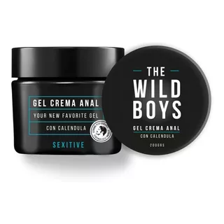 Lubricante Gel Crema Anal Sexitive The Wild Boys Con Calendula 200g