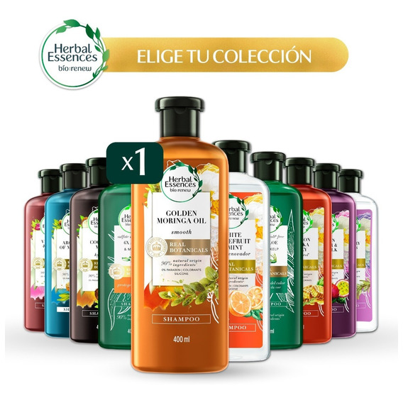 1 Shampoo Herbal Essences - Coleccion Completa